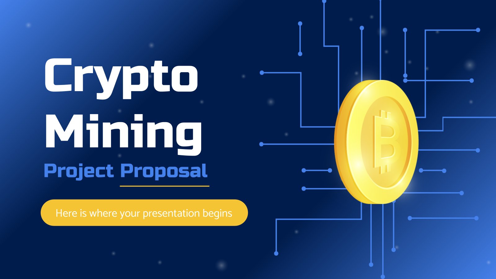 Free Cryptocurrency PowerPoint Template and Google Slides