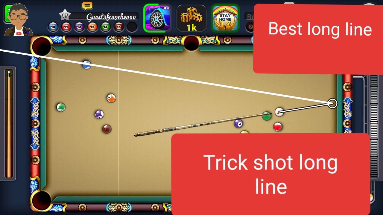 8Ball Pool Long Line Hack - LUA scripts - GameGuardian