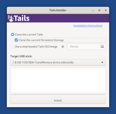 Tails v LUKS2 with Argoin2id, Backups, Captive Portal Detection, Electrum Donations