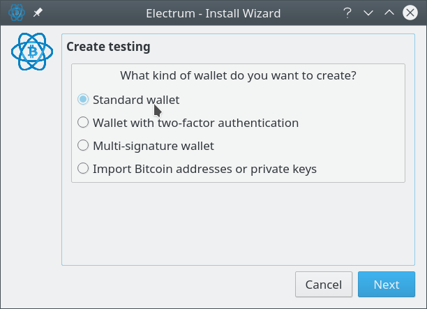 Creating an Electrum Wallet – Bitcoin Electrum