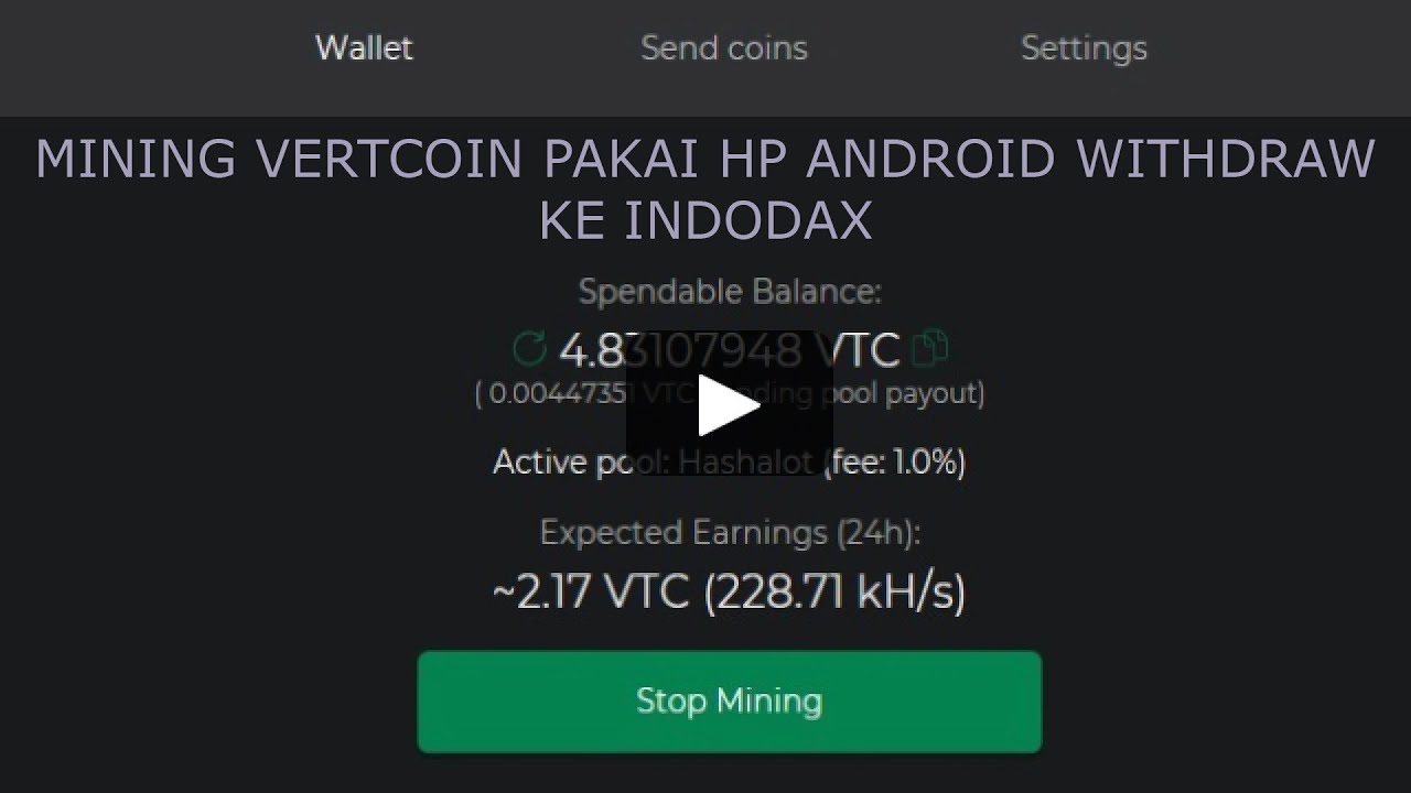 The Quick Guide to Mining Vertcoin