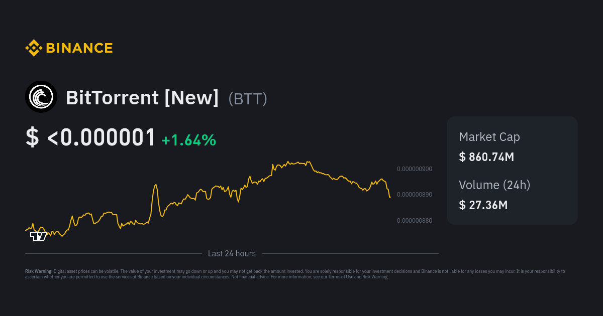 BitTorrent Airdrop » Claim free BTT tokens