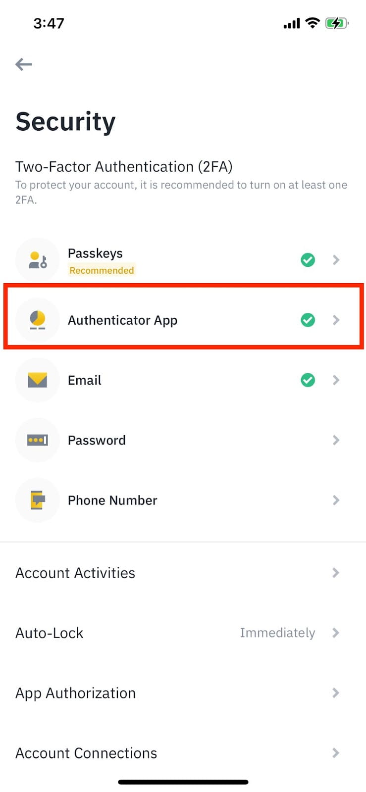 How to enable Two-Factor Authentication (2FA) for Binance