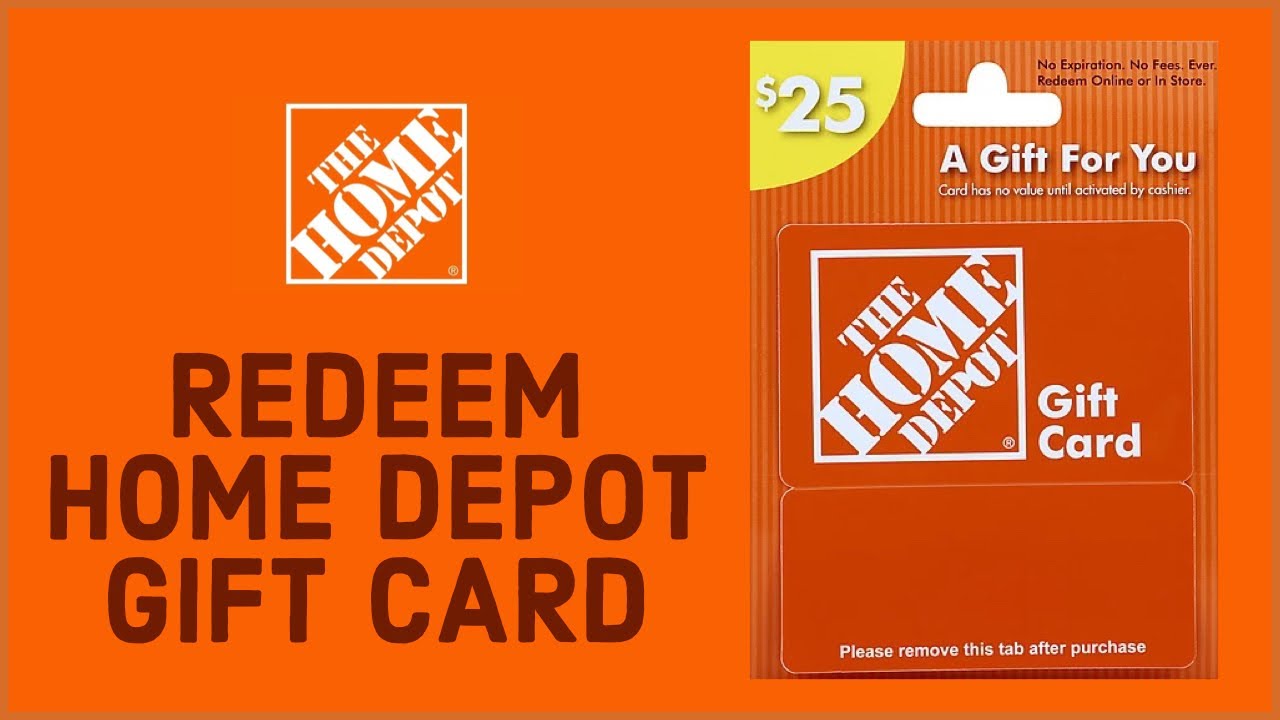 How to Use a Home Depot Gift Card