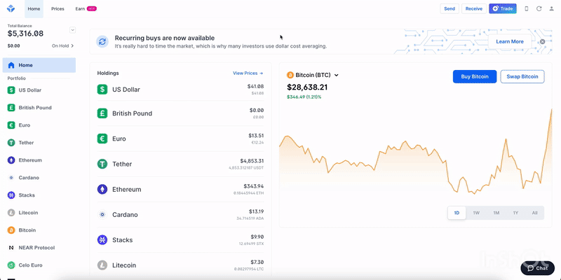 Sending & Receiving BTC