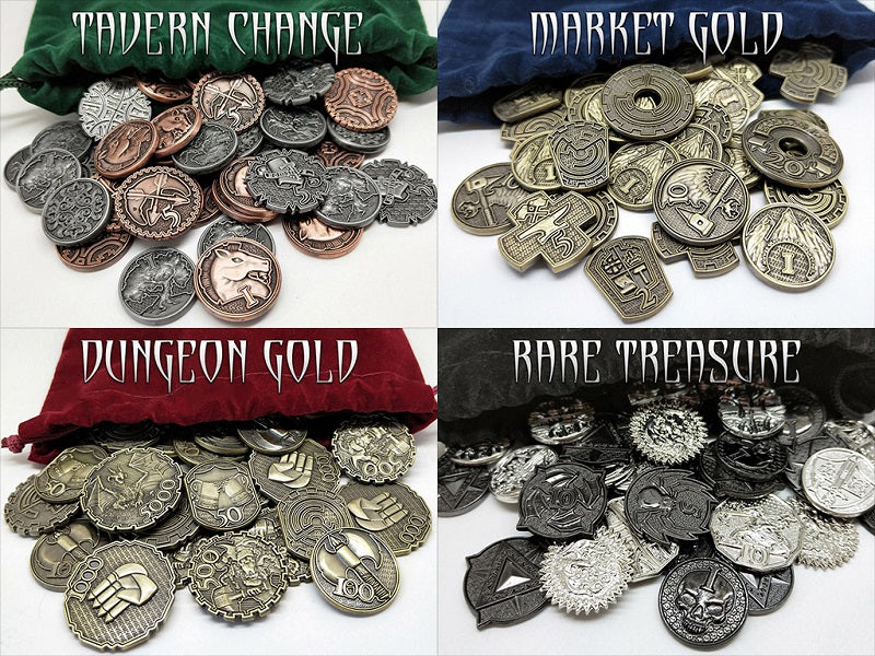 Legendary Metal Coins: RPG Spell Tokens