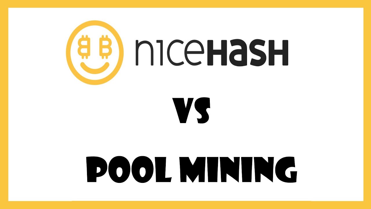 What is the difference between NiceHash mining and pool mining? | NiceHash