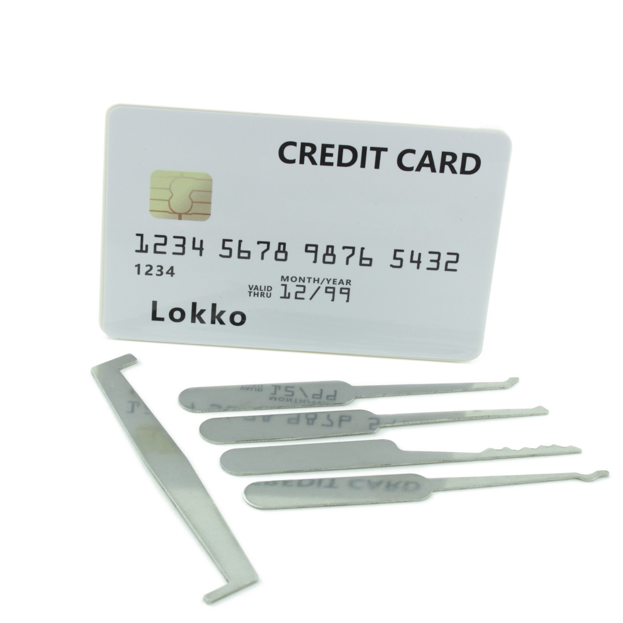 Lock pick Card : Wallet Lock Pick Set | Survival card, Lock pick set, Credit card tool