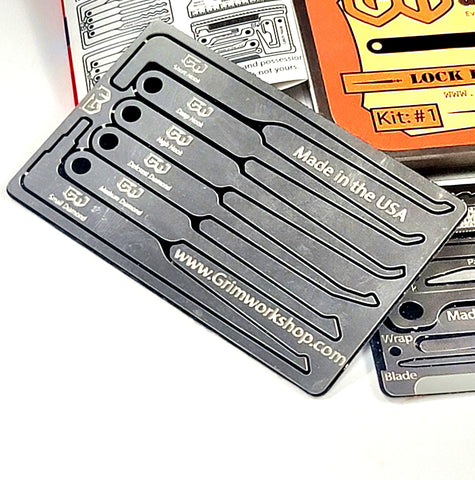 Lock pick Card : Wallet Lock Pick Set | Survival card, Credit card tool, Lock picking tools