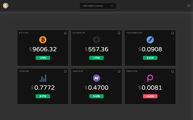 Crypto Live Tracker Template