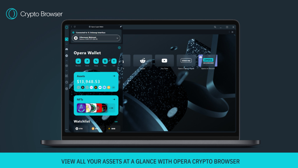 Opera launches a dedicated crypto browser