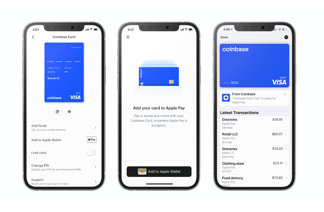 Coinbase Card Can Now Be Used With Google Pay and Apple Pay