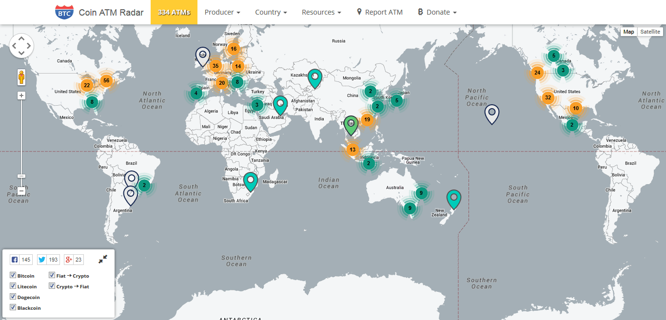 Bitcoin ATM Near Me Locator | National Bitcoin ATM