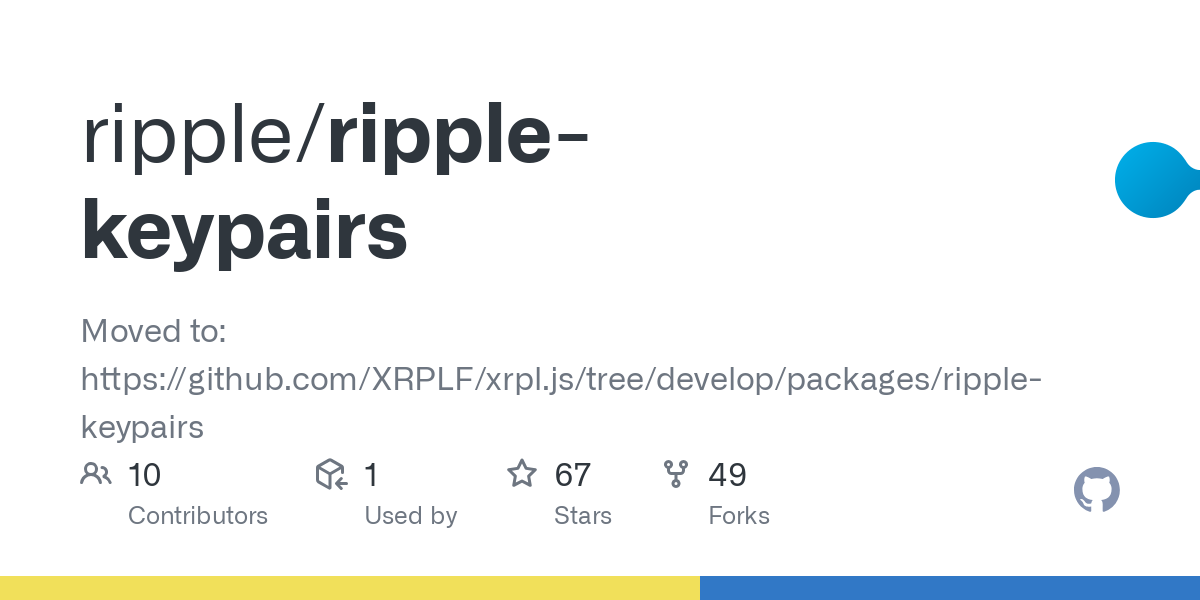 ripple-keypairs: XRP Ledger Key Generation and Signing - DEV Community