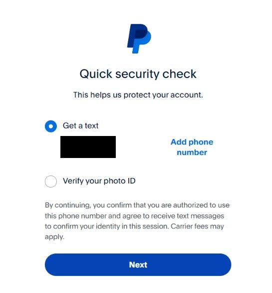 Why do I have to complete a security check? | PayPal US