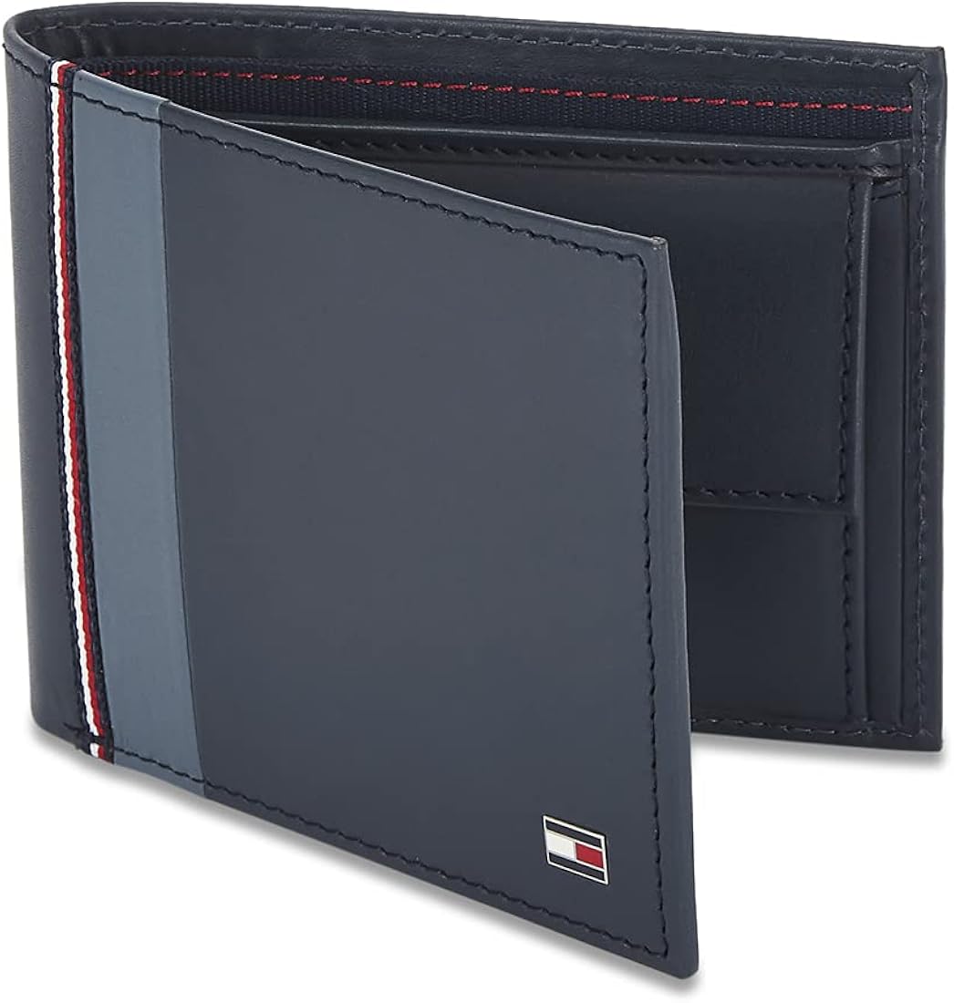 Tommy Hilfiger Men's Leather Multi-Card Bifold Wallet,Black, : ostrov-dety.ru: Fashion