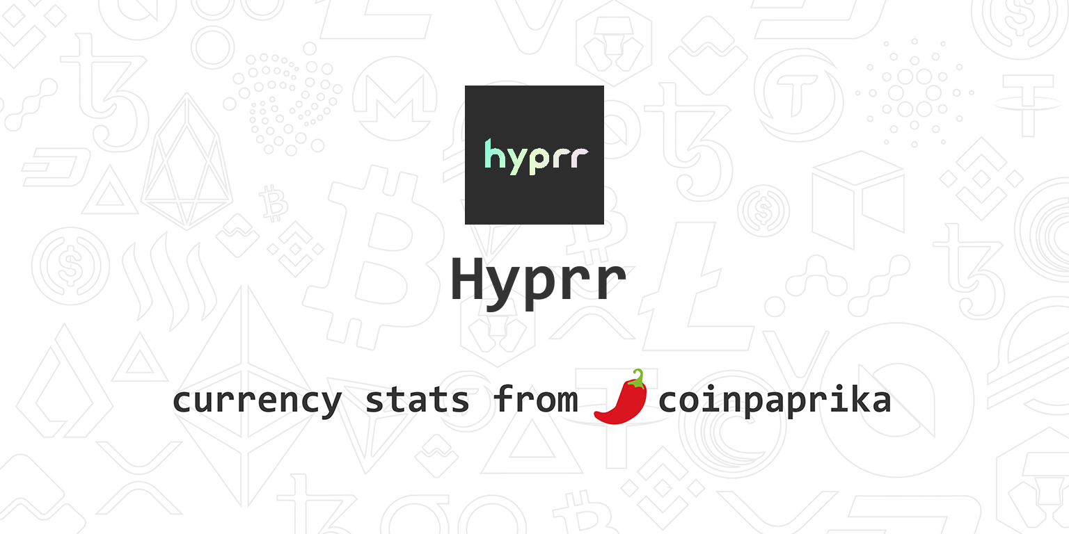 Hyprr (Howdoo) [UDOO] Live Prices & Chart