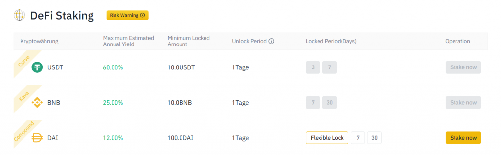 Buy DAI Stablecoin with Binance USD (BUSD)