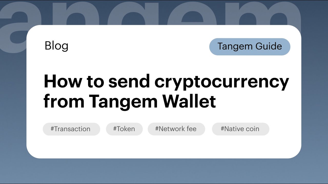 ‎Tangem - Crypto wallet on the App Store