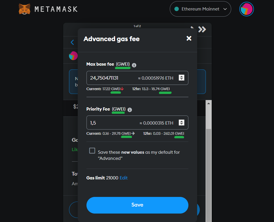 Ethereum Gas Price Calculator Supplied Free By RareSkills