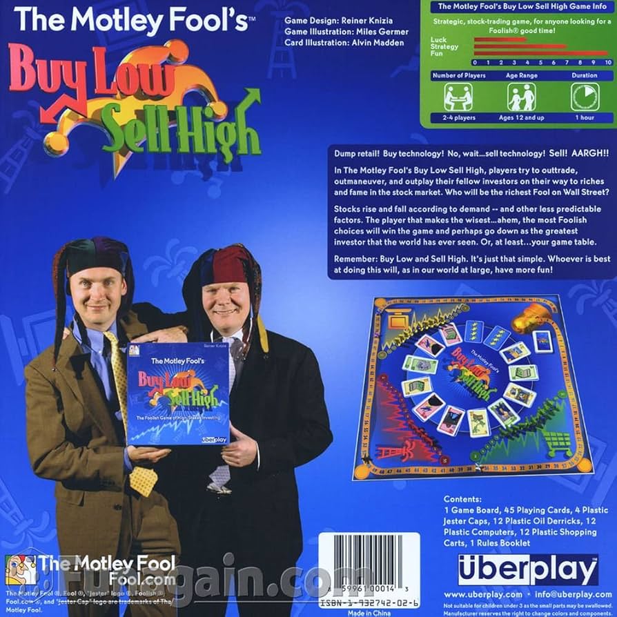 ostrov-dety.ru: The Motley Fool's Buy Low Sell High Game : Toys & Games