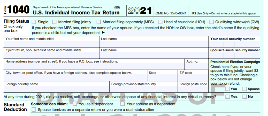 IRS Says Digital Asset Question Added to More Tax Forms - CPA Practice Advisor