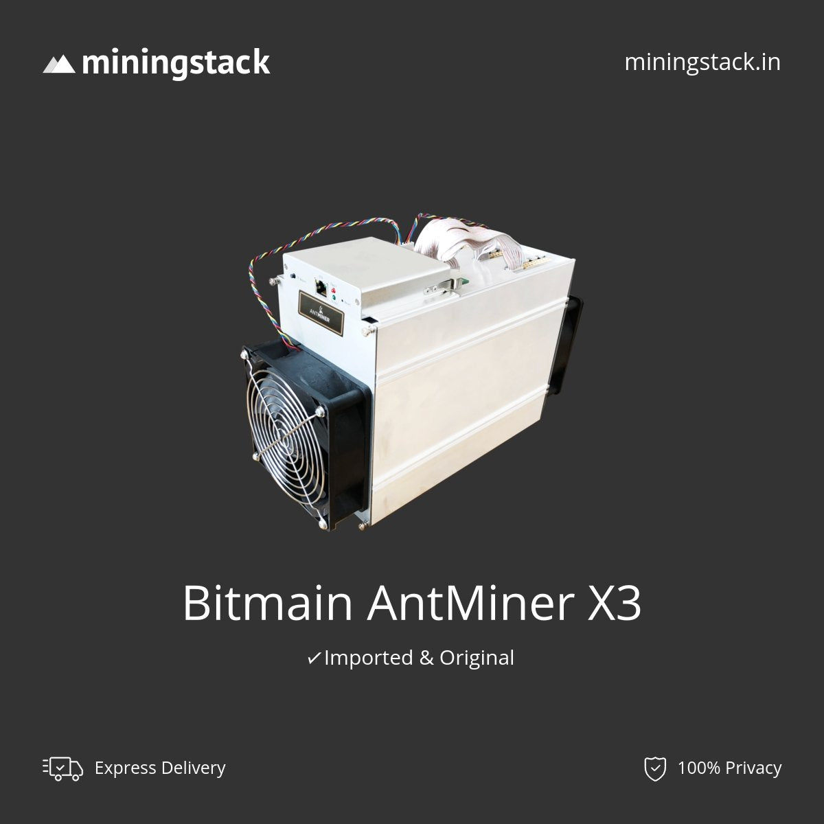 Bitmain Antminer X3 (Kh) at best price in Bengaluru by Vijayshanti Sarees | ID: 