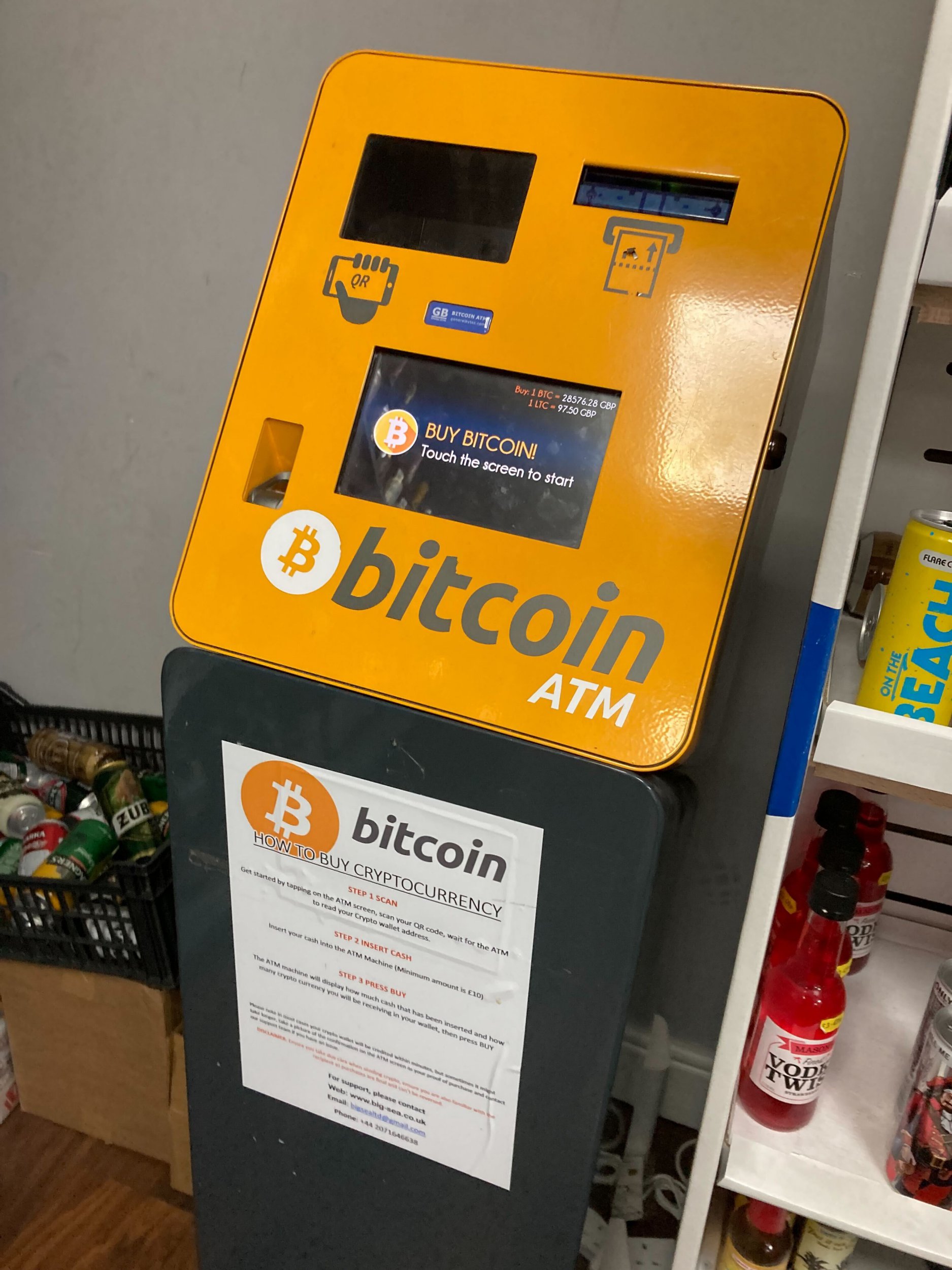 London's First Bitcoin ATM Launches in Trendy Shoreditch Bar