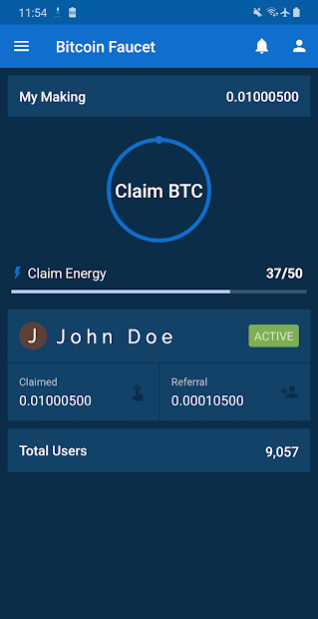 Free download ClaimBTC – free bitcoin faucet APK for Android