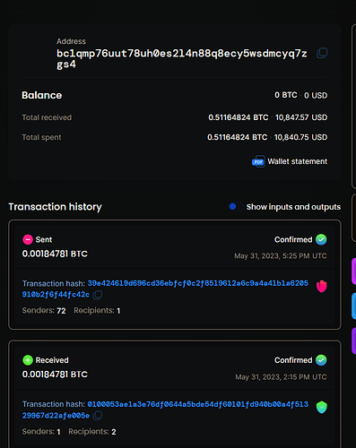 Sending & Receiving BTC