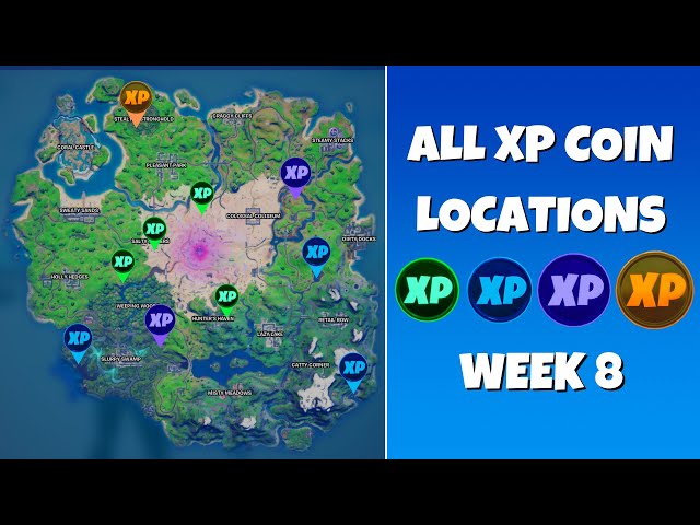 Fortnite Chapter 2 Season 4: Week 5 XP Coin Locations And Guide