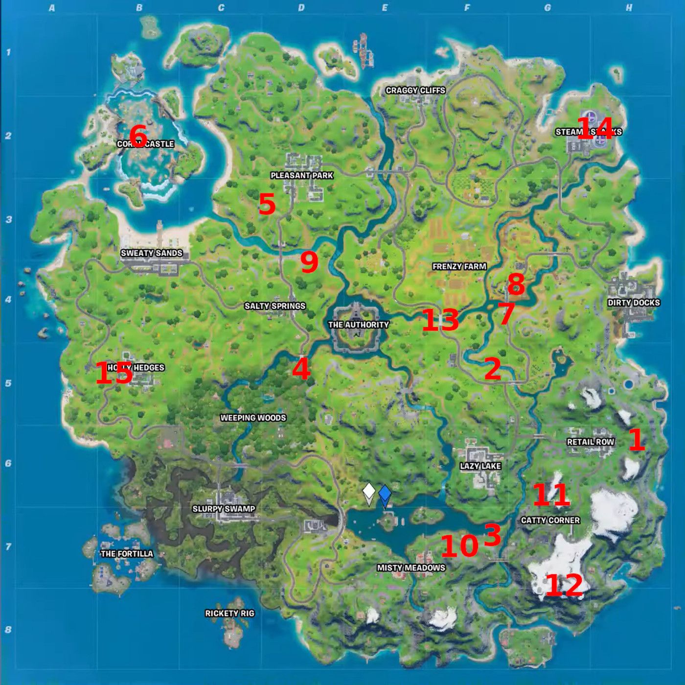 Fortnite: Where To Find All XP Coins - Chapter 2 Season 4 Week 1