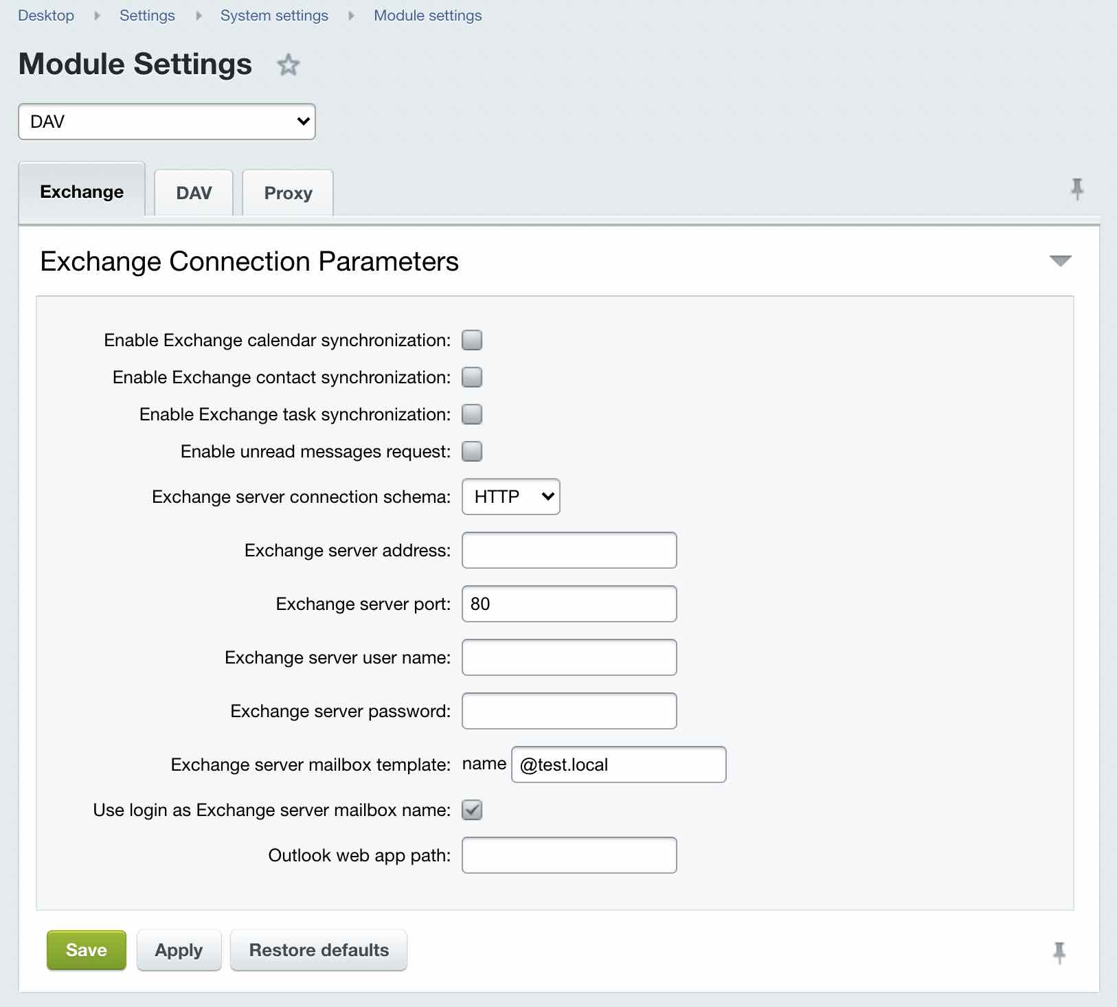 E-mail in CRM accessiblity when moving to Bitrix24 On-premise