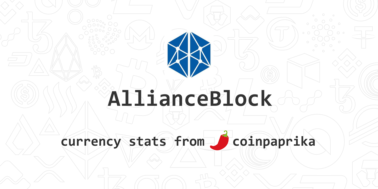 AllianceBlock Price Today - ALBT Price Chart & Market Cap | CoinCodex