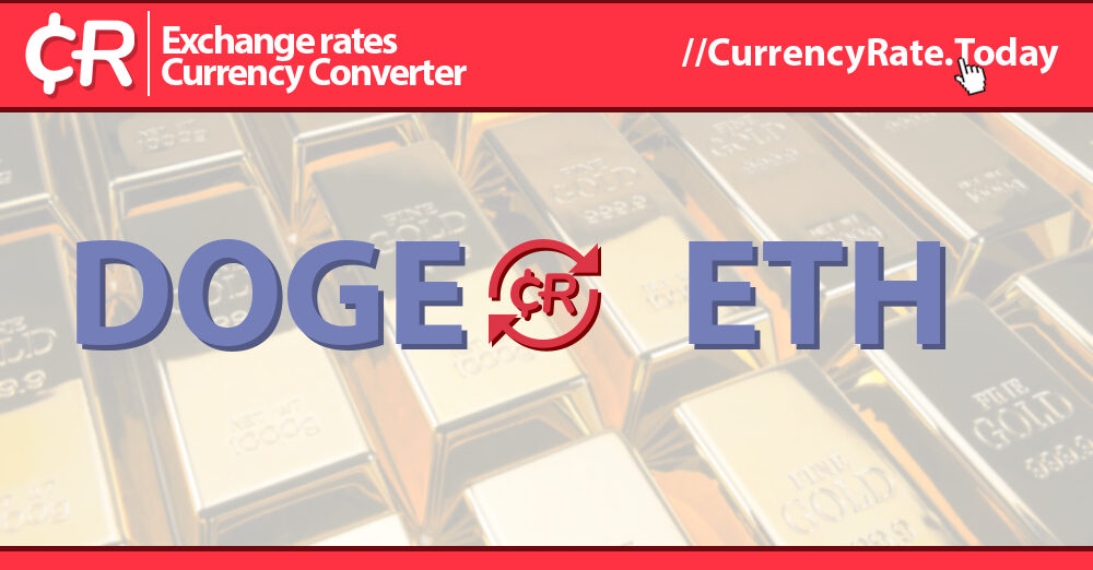 Exchange Ethereum (ETH) to Dogecoin (DOGE)  where is the best exchange rate?