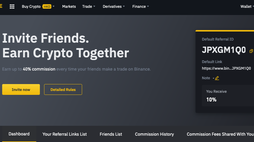 How to Create and Use Binance Exchange Referral Program