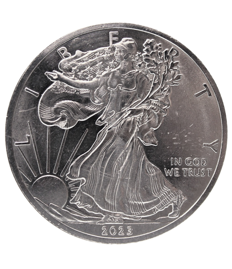 Walking Liberty Silver Dollar Coin 1-troy oz. fine Silver. - Shin Brothers Jewelers Inc.