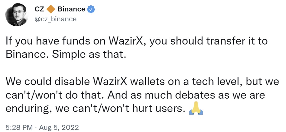 WazirX Binance transfer option arrives for Android - WazirX Blog