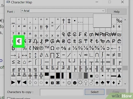 ASCII Code (Windows)