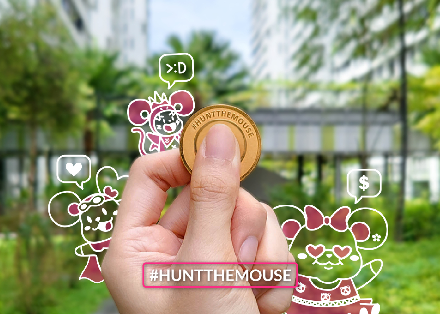 The biggest cash hunt in Singapore is back! Win SGD$, in pandamart #HuntTheMouse