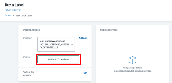 How To Easily Create A PayPal Shipping Label Without Invoice