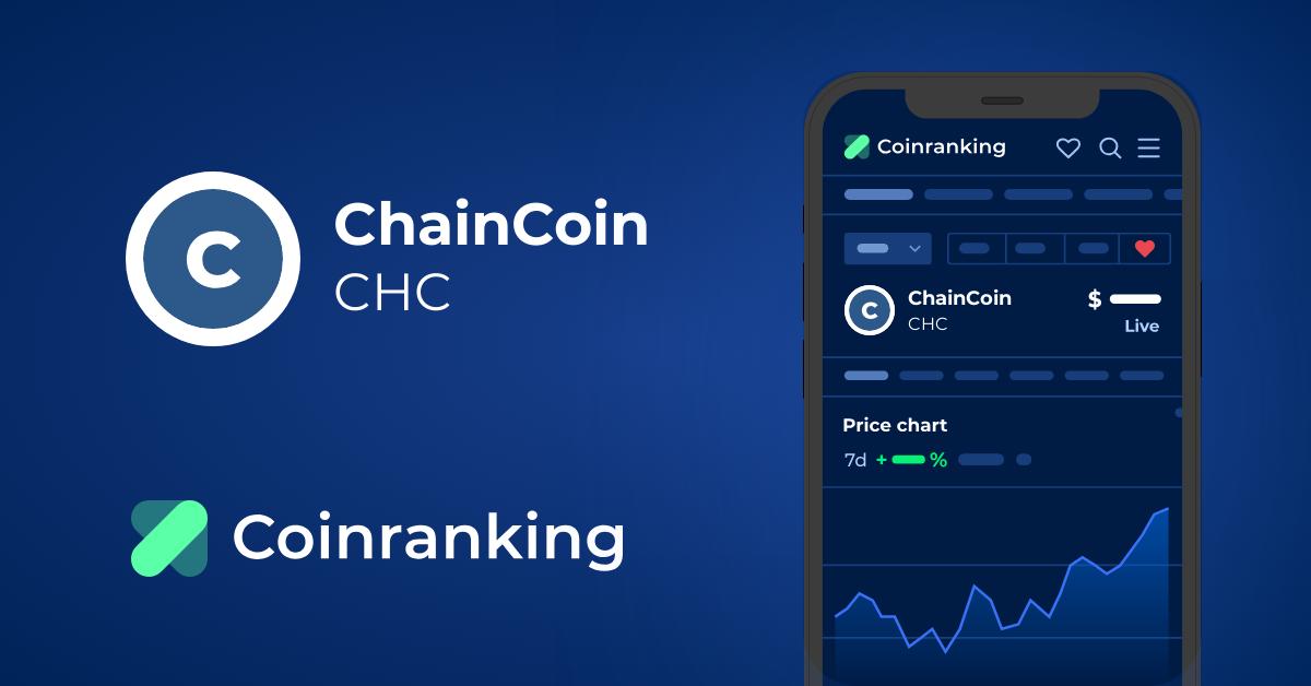 ChainCoin price today, CHC to USD live price, marketcap and chart | CoinMarketCap