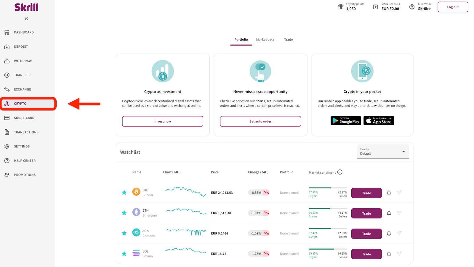 BTC to Skrill Instant Exchange, Bitcoin to Skrill Transfer - Exchanger24