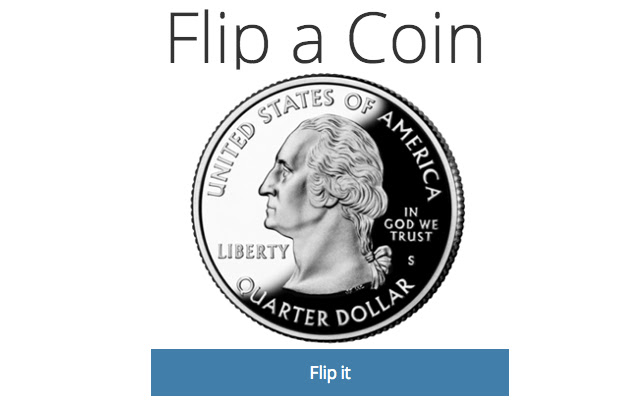 Online Coin Flip | The % cheat-proof online coin toss