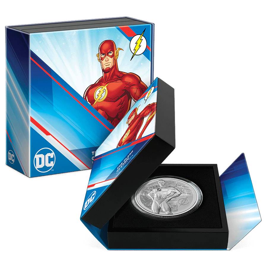 FLASH DC Comics 1 Oz Silver Coin 2$ Niue 