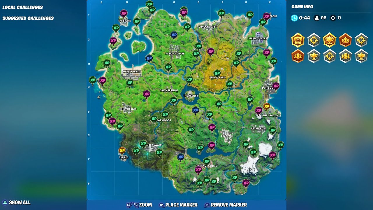 Fortnite: All XP Coins Locations For Week 6 - EssentiallySports