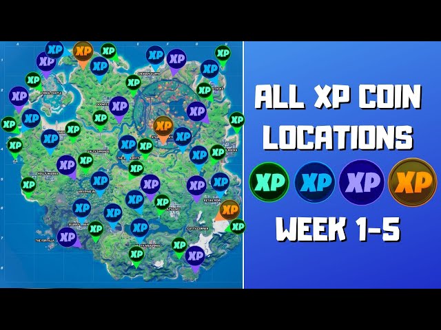 Fortnite: Where To Find All XP Coins - Chapter 2 Season 4 Week 1