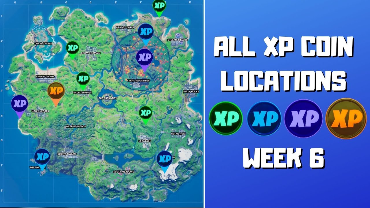 Fortnite Season 4 XP Coin Locations For Every Week - Gamer Journalist