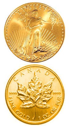 1 Oz Canadian Gold Maple Leaf - GoldCore