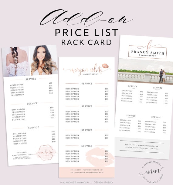 Editable Price List Template | Create a Professional Price Guide